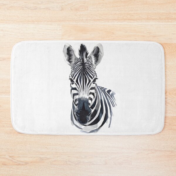 Artikelvorschau, Aquarell Zebragesicht - Polygonkunst entworfen und verkauft von PolygonPinnacle.