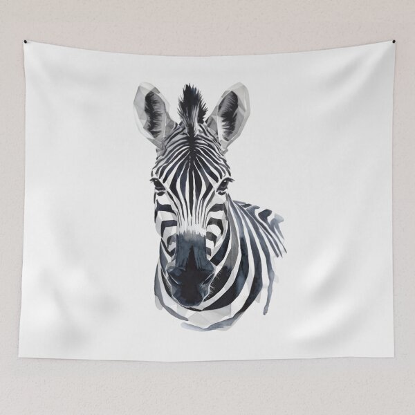 Item preview, Watercolor Zebra Face - Polygon Art  designed and sold by PolygonPinnacle.