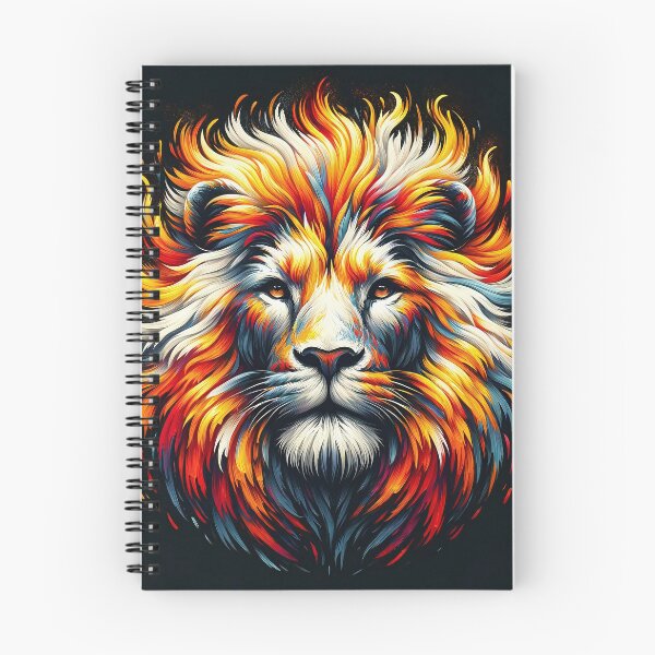 Item preview, Blaze Majesty: The Fiery Lion designed and sold by Suzana Djordjevic.