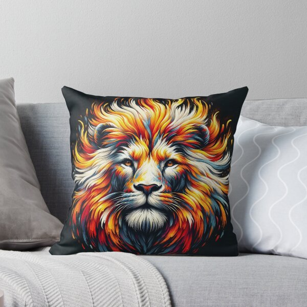 Item preview, Blaze Majesty: The Fiery Lion designed and sold by Suzana Djordjevic.