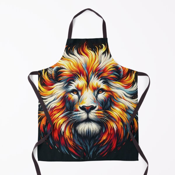 Item preview, Blaze Majesty: The Fiery Lion designed and sold by Suzana Djordjevic.