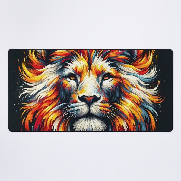 Item preview, Blaze Majesty: The Fiery Lion designed and sold by Suzana Djordjevic.