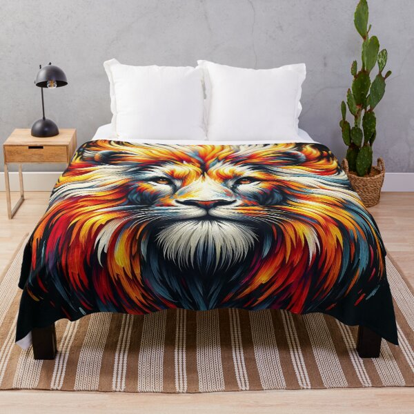 Item preview, Blaze Majesty: The Fiery Lion designed and sold by Suzana Djordjevic.