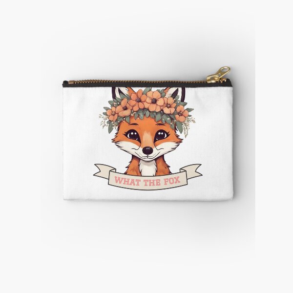 Item preview, What the Fox Cute fox with Flower Crown designed and sold by camrynangela.