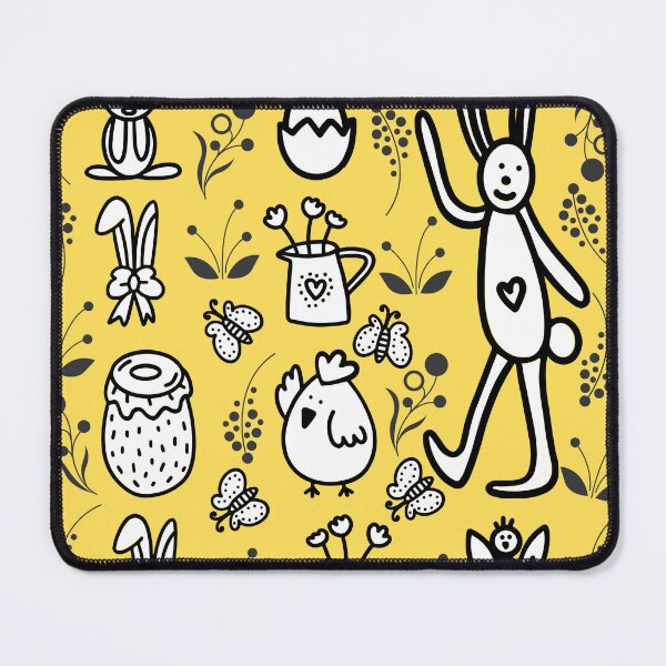 Item preview, Colorful Floral Easter Doodle Elements Pattern Design designed and sold by Raise2Shine.