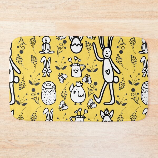 Item preview, Colorful Floral Easter Doodle Elements Pattern Design designed and sold by Raise2Shine.