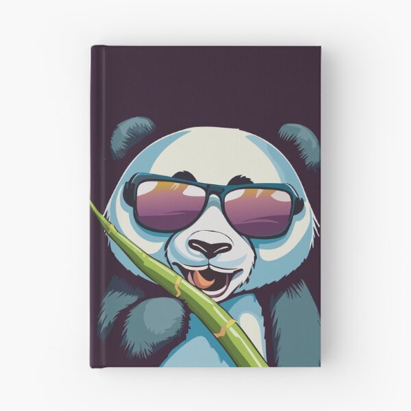 Item preview, Panda Eating Bamboo With Sunglasses Cartoon designed and sold by Horizon Cartoon.