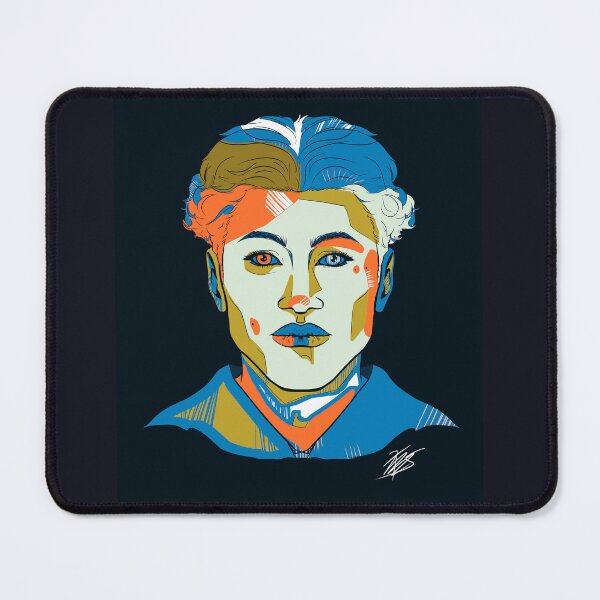 Aperçu de l'œuvre Portrait abstrait de face créée et vendue par TMSpaintz.