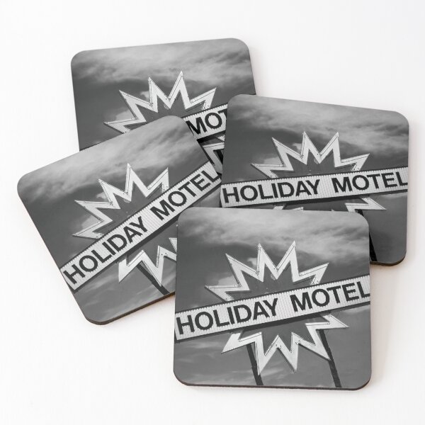 Item preview, Retro Motel Sign Black And White Photograph designed and sold by art64.