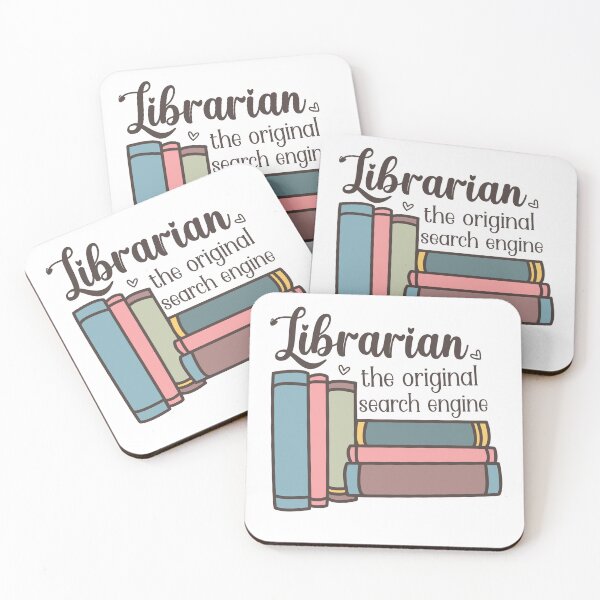 Item preview, Librarian the original search engine World Book Day for Book Lovers Library Reading designed and sold by Meteor77.