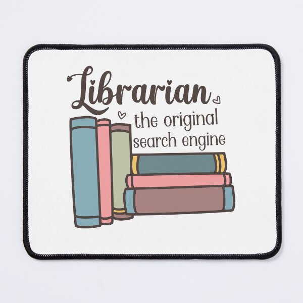 Item preview, Librarian the original search engine World Book Day for Book Lovers Library Reading designed and sold by Meteor77.