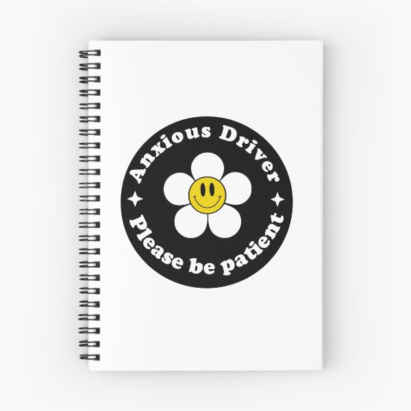 Item preview, Anxious Driver Please Be Patient Funny Cute Anxious Driver Bumper designed and sold by artzaka.