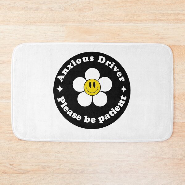 Item preview, Anxious Driver Please Be Patient Funny Cute Anxious Driver Bumper designed and sold by artzaka.