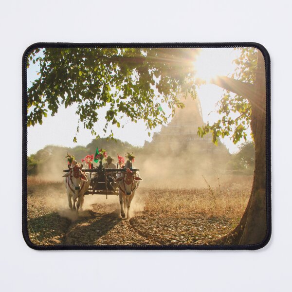 Item preview, Bagan Bullock Cart, Myanmar designed and sold by ColourfulNomad.