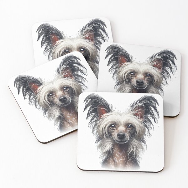 Item preview, Charming Chinese Crested Dog designed and sold by The Digital Compass.