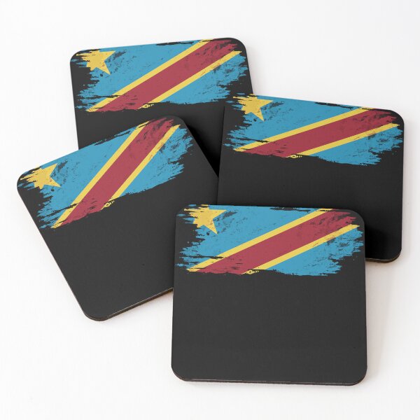 Item preview, Congo - National flag, brush effect designed and sold by Mohja-Design.