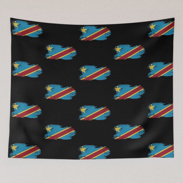 Item preview, Congo - National flag, brush effect designed and sold by Mohja-Design.