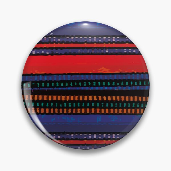 Item preview, Royal blue red stripes mexican serape blanket designed and sold by T-Mex.