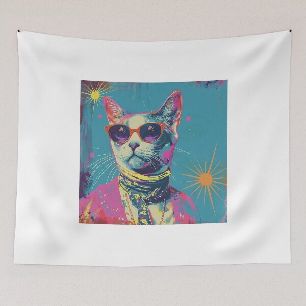 Item preview, Fashion Cat, Fashion Kitty, Kitten Vintage, Retro Style designed and sold by CreativeArts-S.