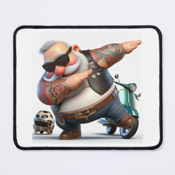 Item preview, Biker. Dabbing Biker. Dab dance move. designed and sold by CreativeBizarre.