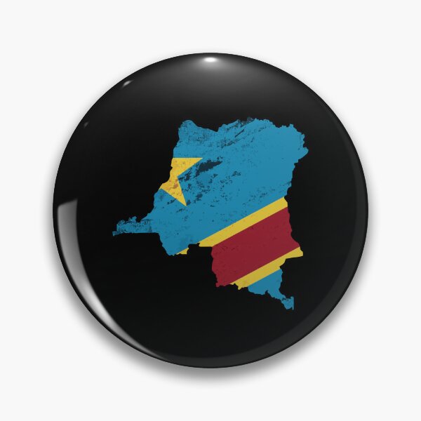 Item preview, Congo - country border in national flag designed and sold by Mohja-Design.