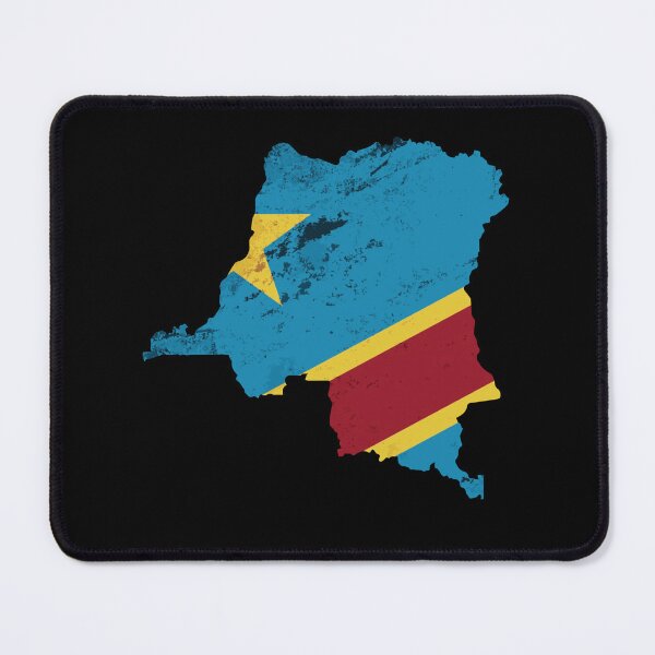 Item preview, Congo - country border in national flag designed and sold by Mohja-Design.