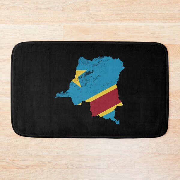 Item preview, Congo - country border in national flag designed and sold by Mohja-Design.