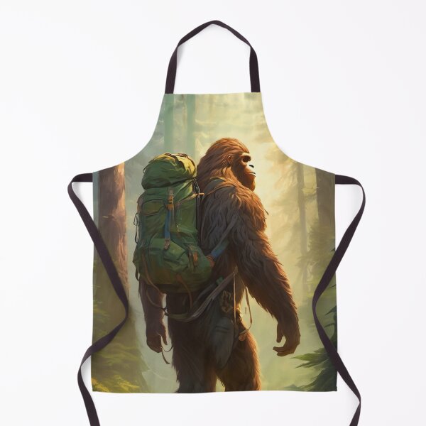 Item preview, Bigfoot Sasquatch Hiking Forest Trail designed and sold by FunnyT-Shirts.