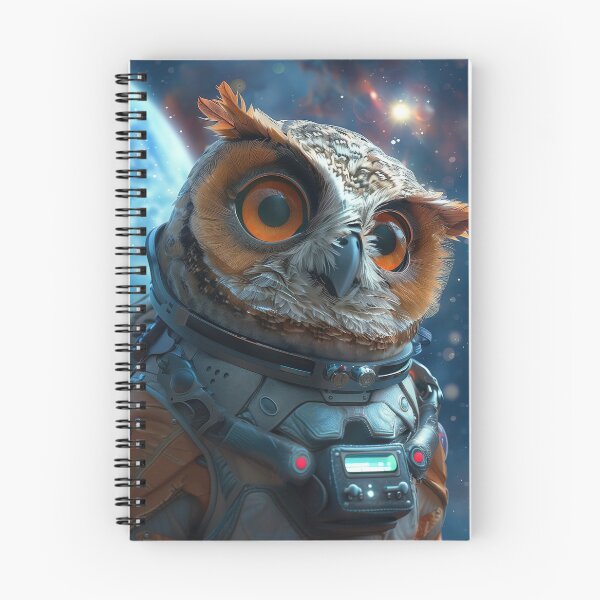 Item preview, Confident Owl Astronaut Adventurer in Outer Space designed and sold by Mullet Monkey.