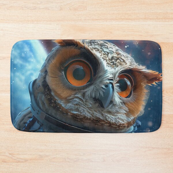 Item preview, Confident Owl Astronaut Adventurer in Outer Space designed and sold by Mullet Monkey.