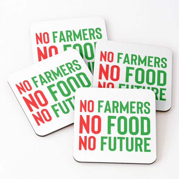 Item preview, NO FARMERS NO FOOD NO FUTURE - FARMERS PROTEST designed and sold by ProgressiveMob.