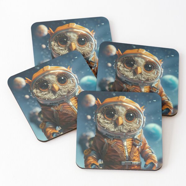 Item preview, Cute Space Owl Astronaut Exploring Foreign Planet designed and sold by Mullet Monkey.
