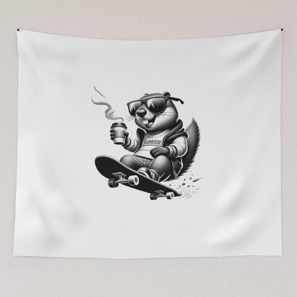 Item preview, Skate Brew Marmot Urban Grind Mountain Boarder Espresso Ride designed and sold by BlueGoldArt.