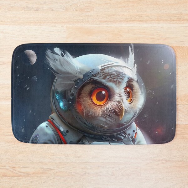 Item preview, Curious Cute Owl Astronaut in Space Suit Exploring Foreign Planet designed and sold by Mullet Monkey.