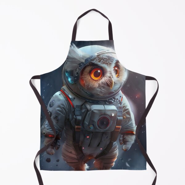 Item preview, Curious Cute Owl Astronaut in Space Suit Exploring Foreign Planet designed and sold by Mullet Monkey.