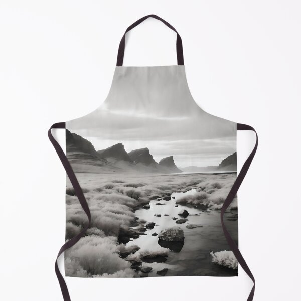 Item preview, Majestic Monochromatic Scandinavian Landscape designed and sold by ShadeScapeArt.