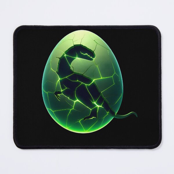 Item preview, Emerald Cradle: The Illuminated Dinosaur designed and sold by AI-Only Creations.
