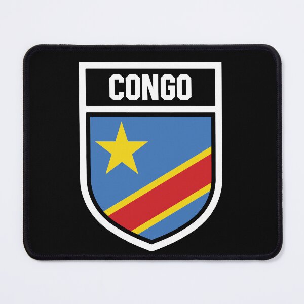 Item preview, Congo - national flag in the coat of arms designed and sold by Mohja-Design.