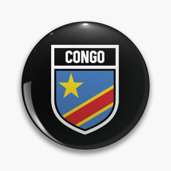 Item preview, Congo - national flag in the coat of arms designed and sold by Mohja-Design.