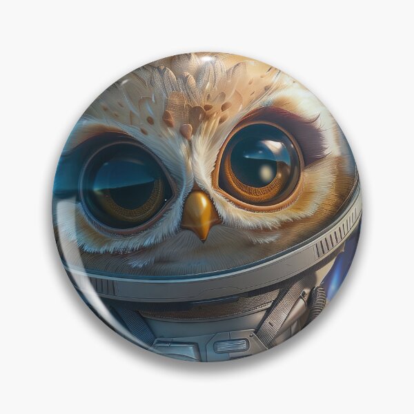 Item preview, Adorable Owl Astronaut Exploring Outer Space Galaxy designed and sold by Mullet Monkey.