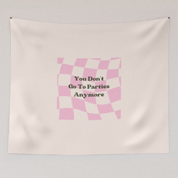 Item preview, You don't go to parties anymore | 5SOS Lyrics designed and sold by wallflowershop.