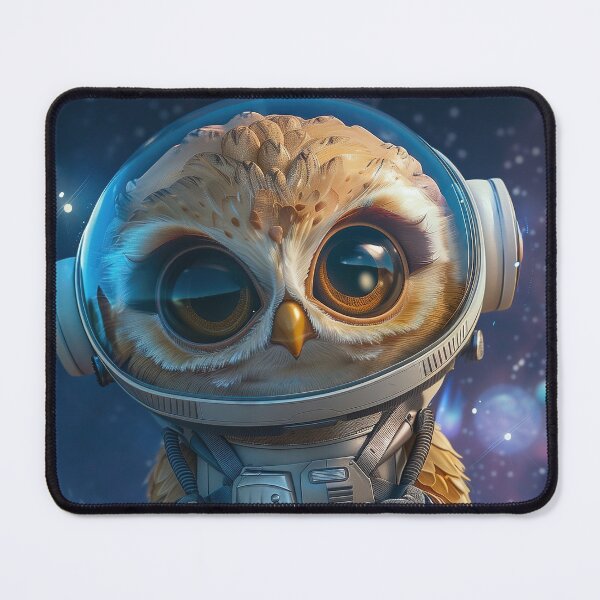 Item preview, Adorable Owl Astronaut Exploring Outer Space Galaxy designed and sold by Mullet Monkey.