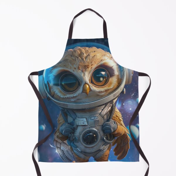 Item preview, Adorable Owl Astronaut Exploring Outer Space Galaxy designed and sold by Mullet Monkey.