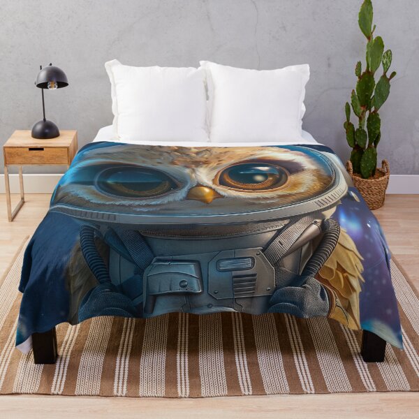 Item preview, Adorable Owl Astronaut Exploring Outer Space Galaxy designed and sold by Mullet Monkey.