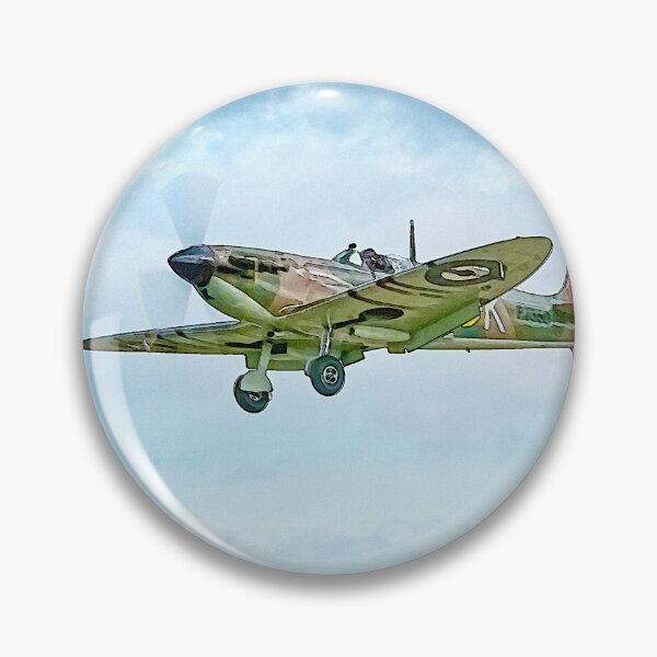 Item preview, Digital artwork of Supermarine Spitfire landing designed and sold by Drew McAvoy.