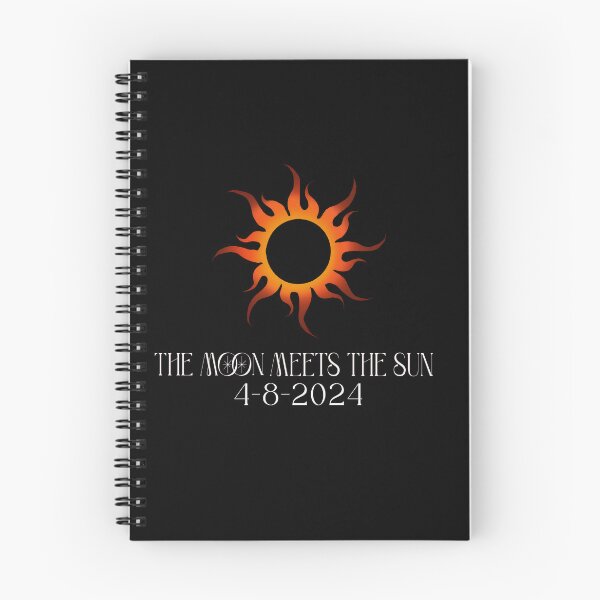 Item preview, The Moon Meets The Sun Eclipse 2024 designed and sold by kathedrals333.