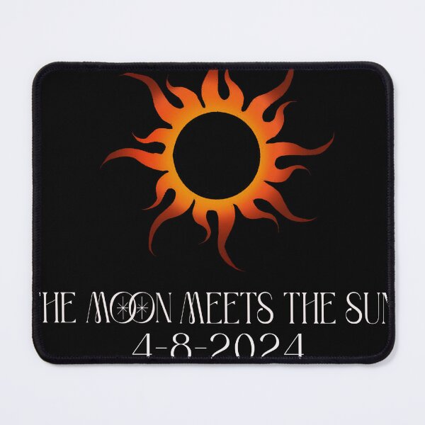Item preview, The Moon Meets The Sun Eclipse 2024 designed and sold by kathedrals333.