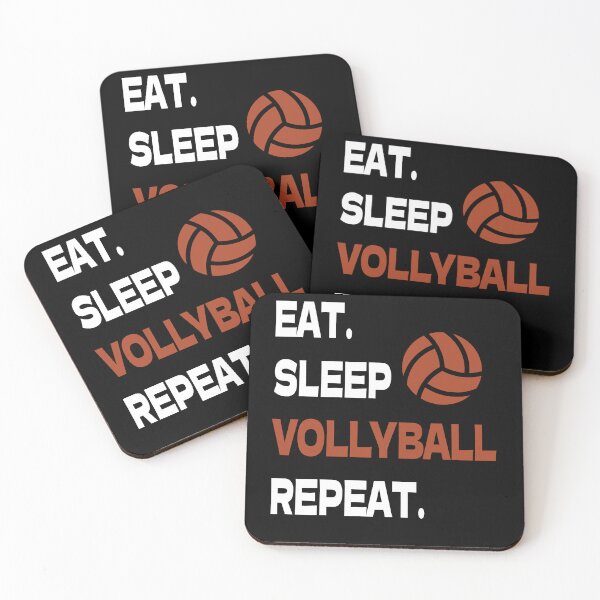 Item preview, EAT,SLEEP,VOLLYBALL,REPEAT,SPORT designed and sold by FINALSHOP1.