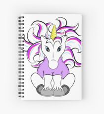 Unicorn in a Turtleneck Spiral Notebook