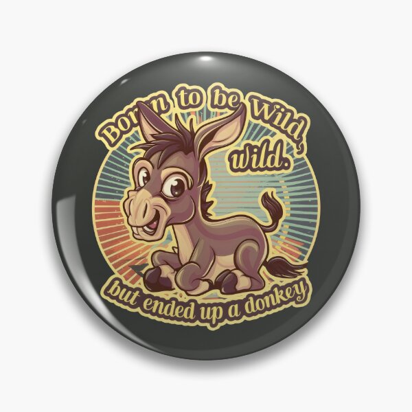 Item preview, Born to be wild, but ended up a donkey designed and sold by Firas Aljazzar.